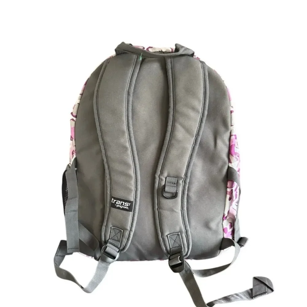 Trans by JanSport Backpack trail School Laptop Purple Pink Pockets Bag travel